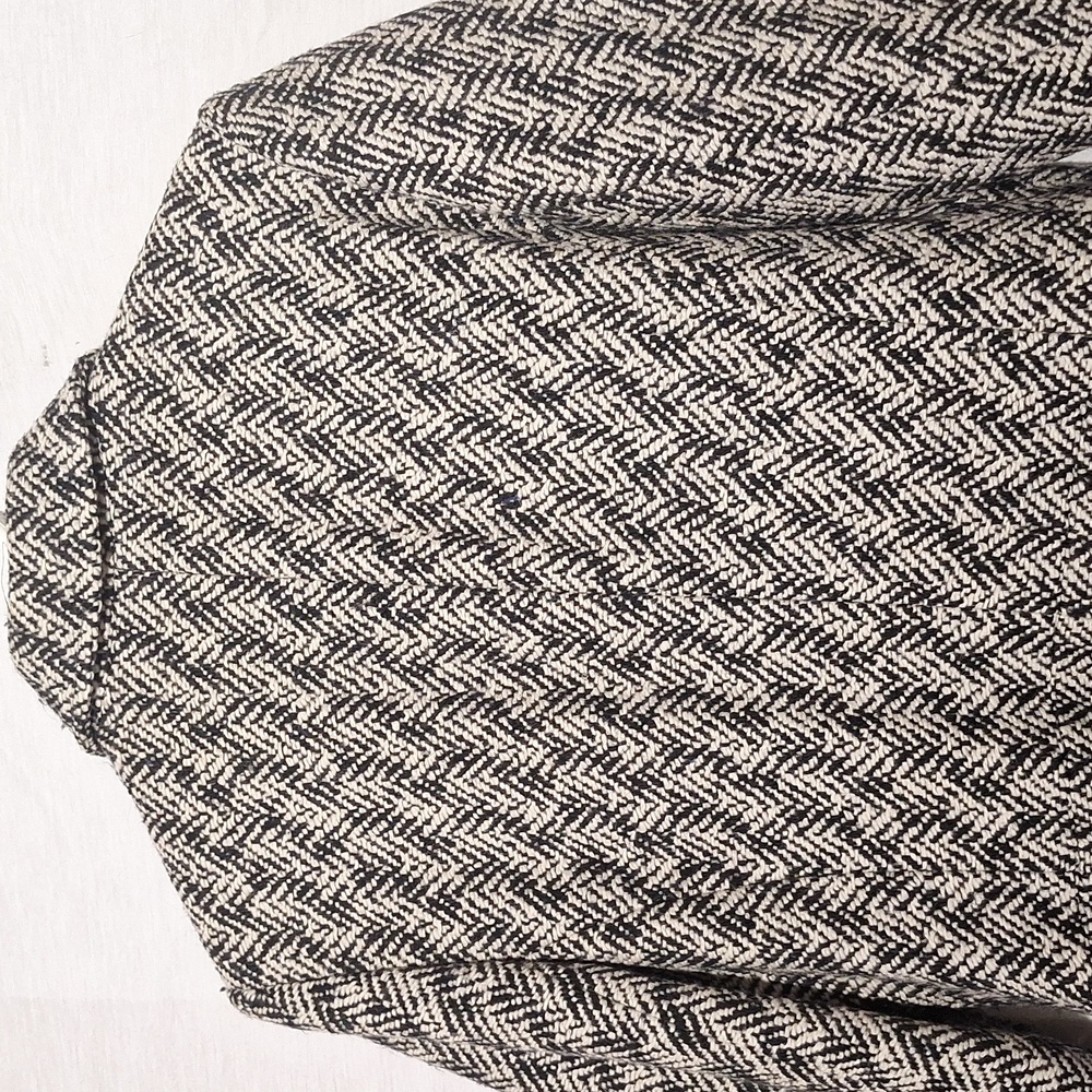 Vintage Classiques Entier Wool Herringbone Trench Coat, Sz 10, NWOT - Picture 12 of 16